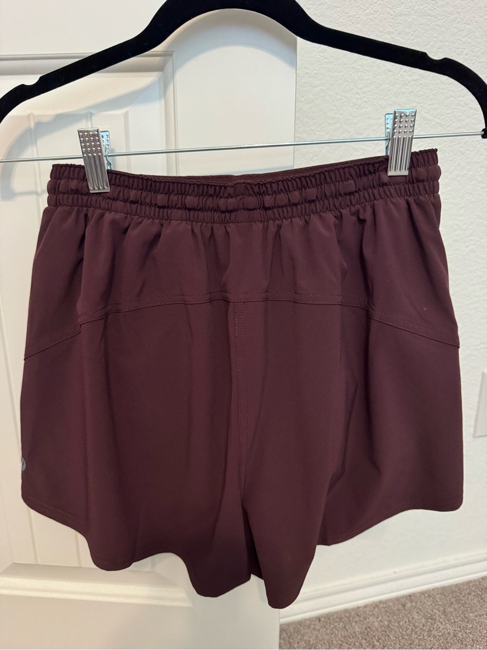 Lululemon Pace Rival High Rise Shorts 3”-Goodnight Plum-Size 4 - Picture 2 of 8